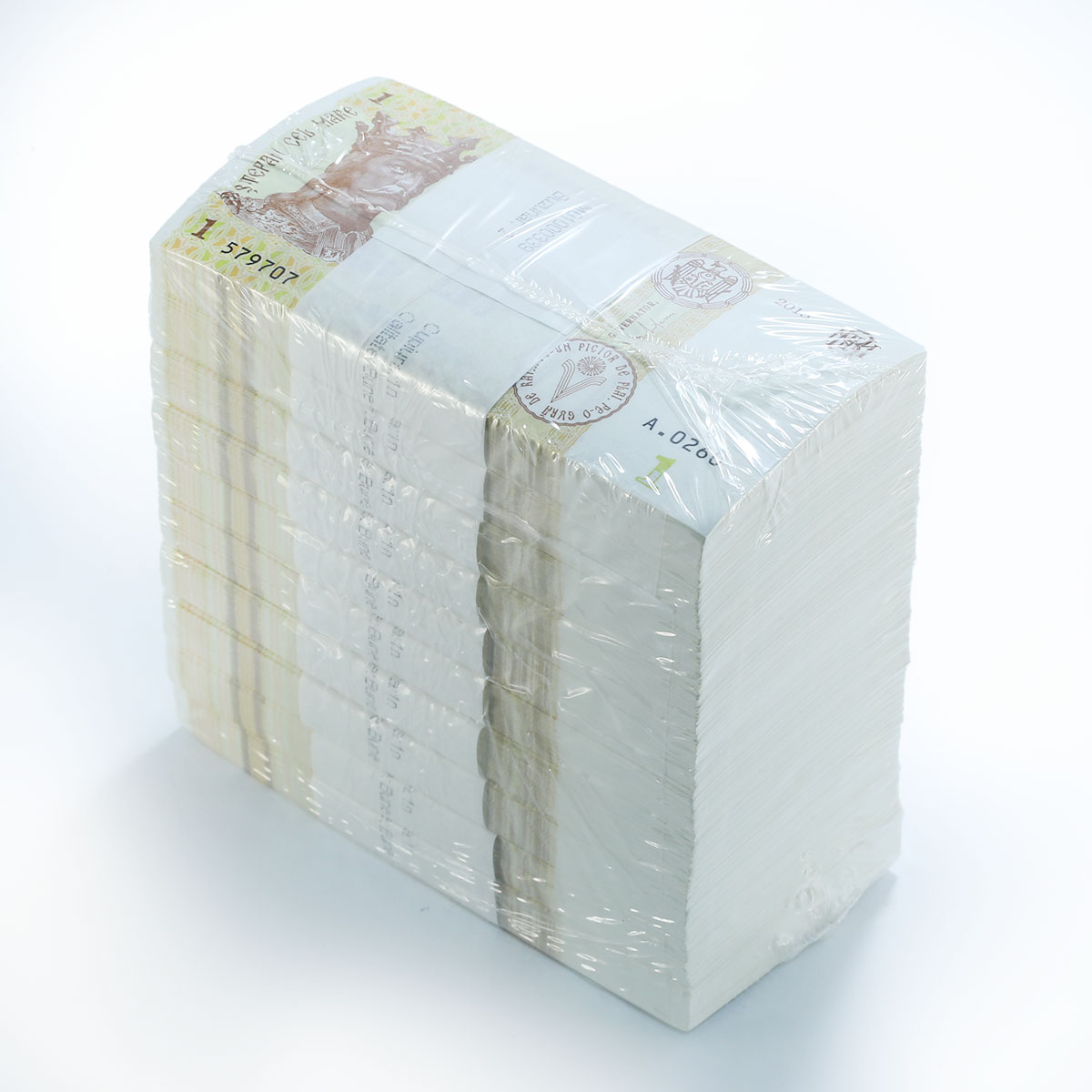 Moldova 1 lei 1000 banknotes bank status