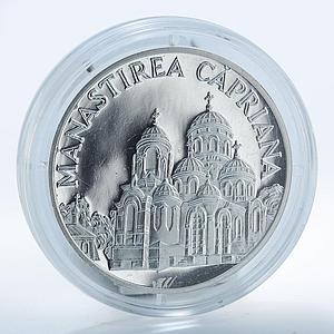 Moldova 50 lei Capriana monastery church proof coin 2000