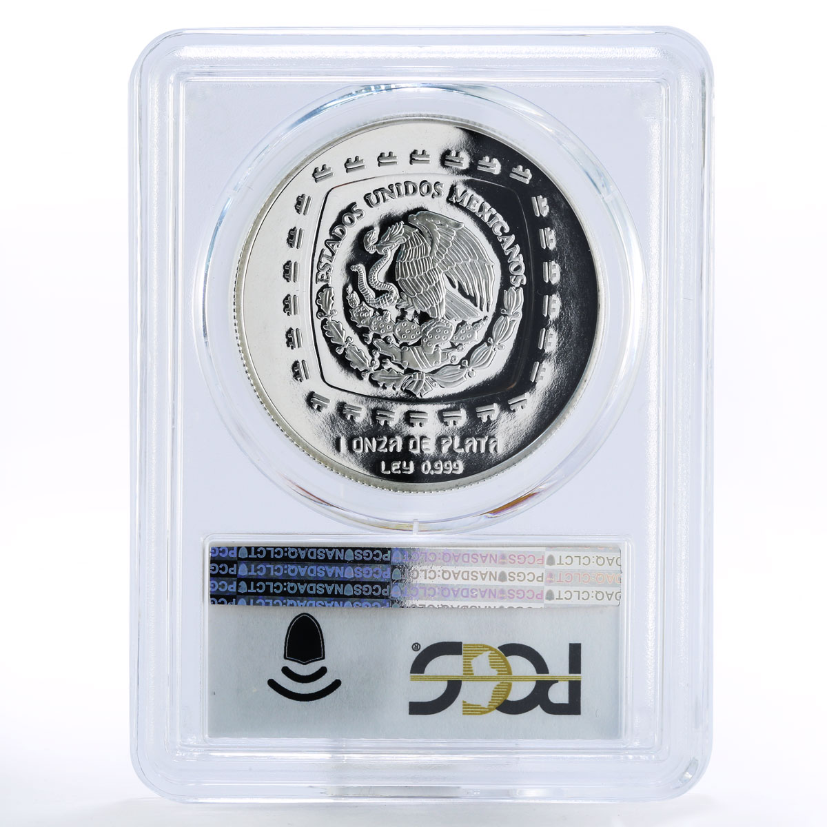 Mexico 5 pesos Statue Hacha Ceremonial PR68 PCGS proof silver coin 1996