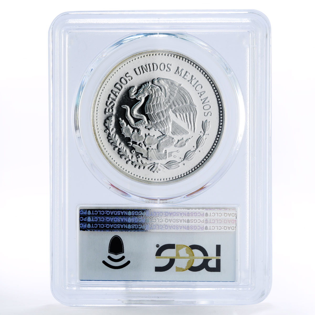 Mexico 100 pesos Football World Cup in Mexico Player PR68 PCGS silver coin 1985