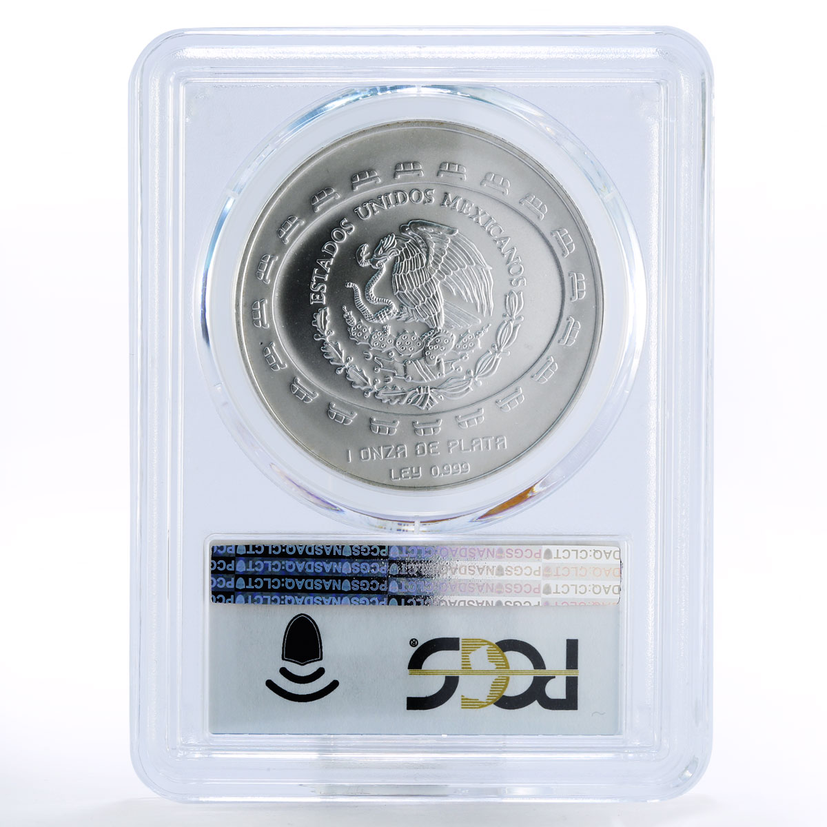 Mexico 5 pesos Disco De La Muerte MS69 PCGS silver coin 1998