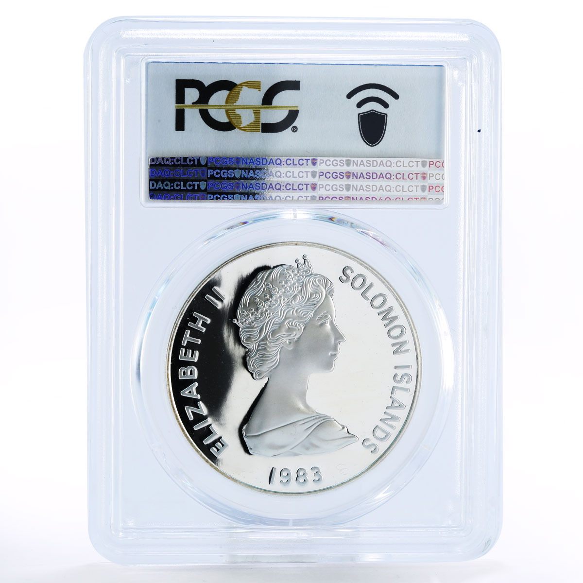 Solomon Islands 5 dollars Coronation Jubilee PR69 PCGS silver coin 1983