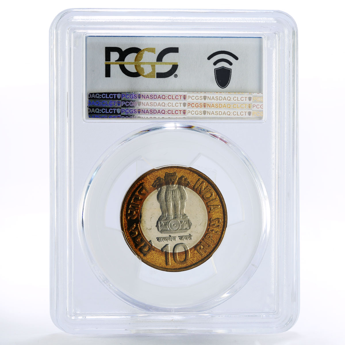 India 10 rupees Centennial of Homi Bhabha PR65 PCGS CuNi coin 2009