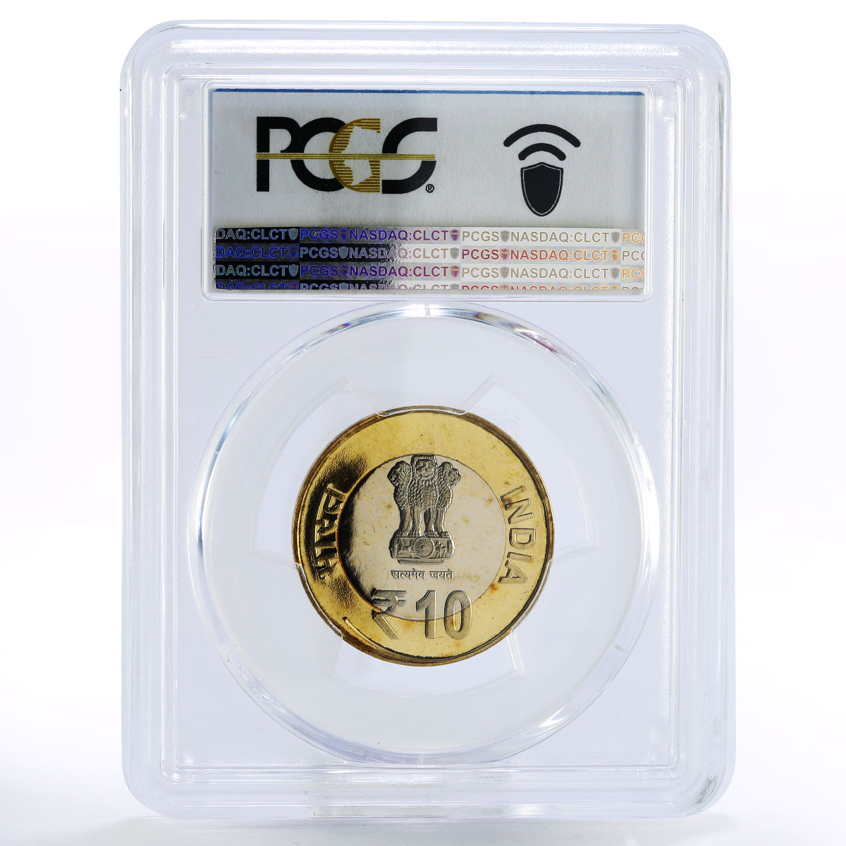 India 10 rupees 150 Years of Lala Lajpat Rai PL67 PCGS CuNi coin 2015
