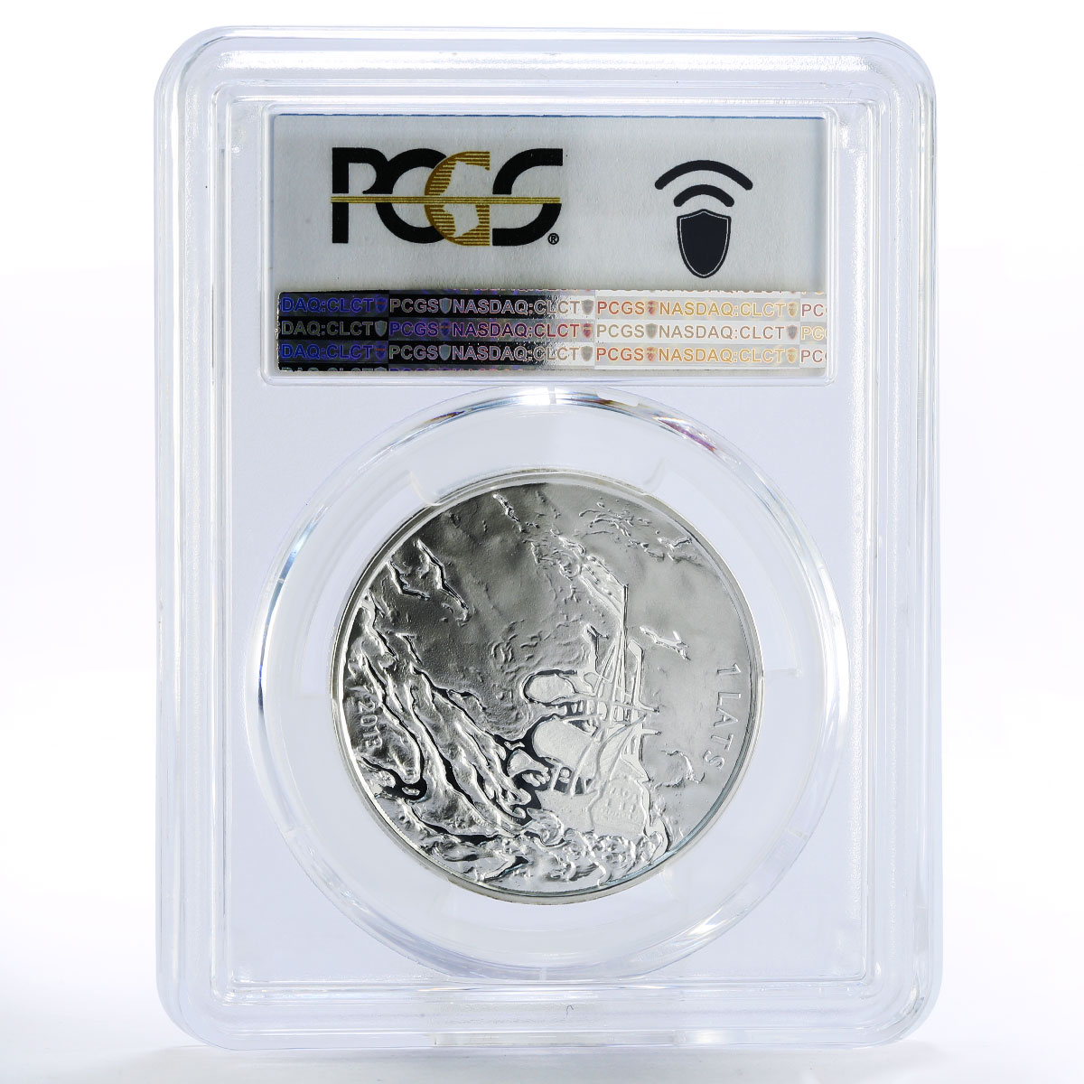 Latvia 1 lats 200 Years of Composer Richard Wagner PR70 PCGS silver coin 2013