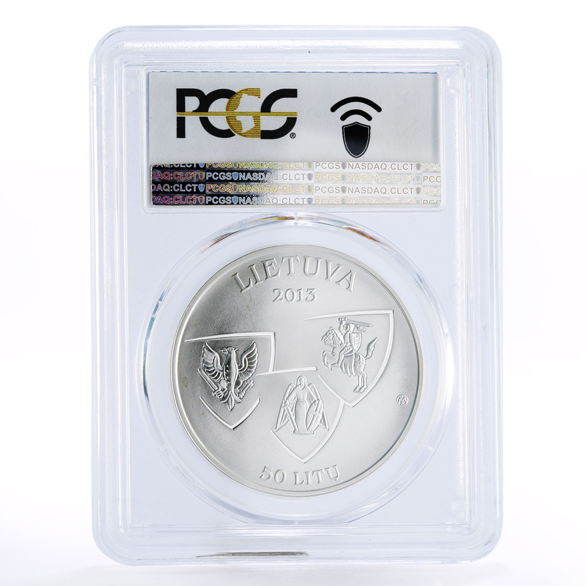 Lithuania 50 litu 150th Anniversary of Uprising PR70 PCGS silver coin 2013