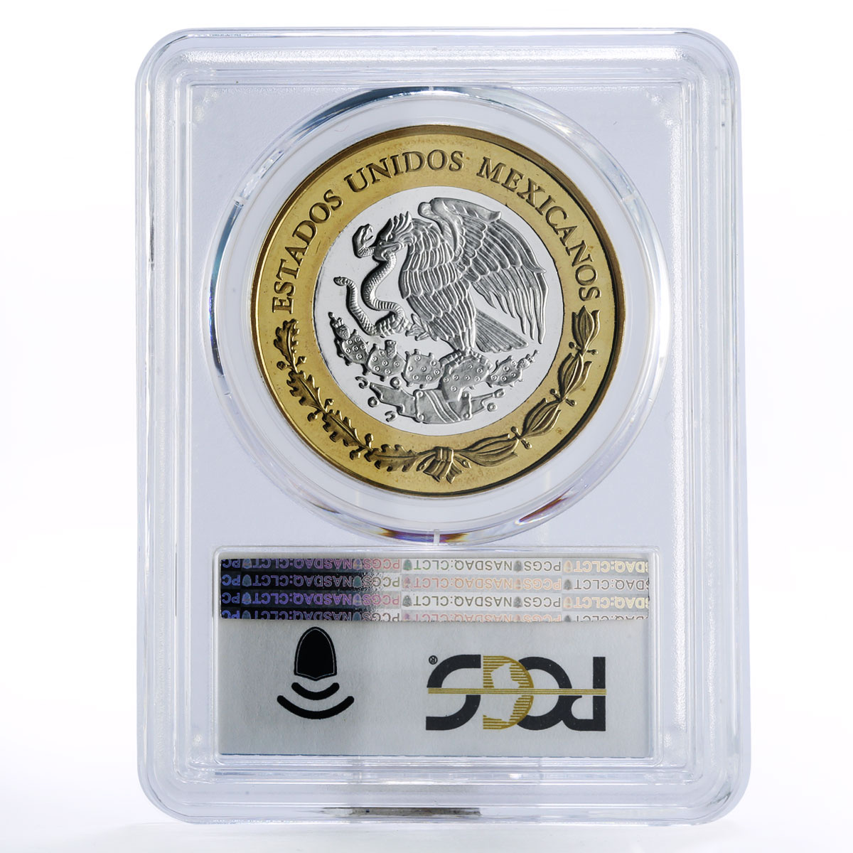 Mexico 100 pesos Numismatic Heritage Carlos Juana PL69 PCGS bimetal coin 2013
