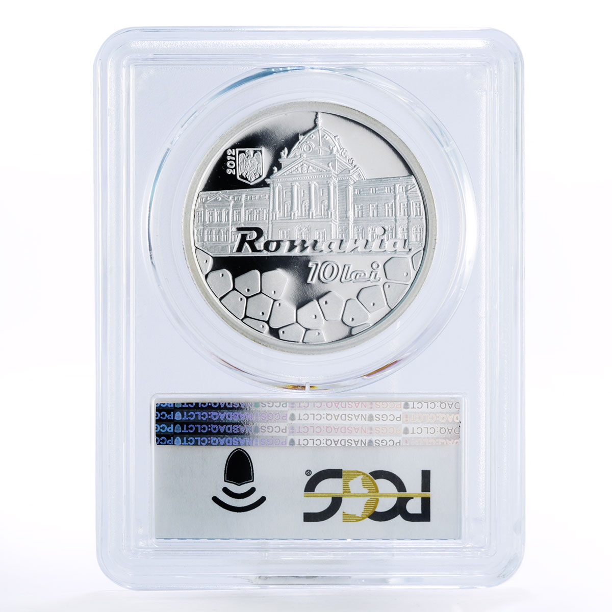 Romania 10 lei Centennial of George Emil Palade PR70 PCGS silver coin 2012