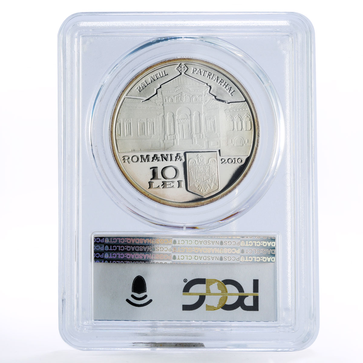 Romania 10 lei Romanian Orthodox Iustin Moisescu PR69 PCGS silver coin 2010