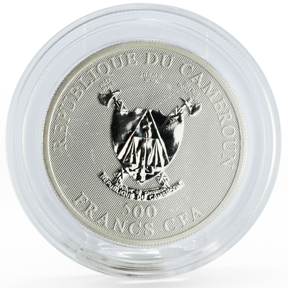 Cameroon 500 francs Zodiac Signs series Virgo hologram silver coin 2010