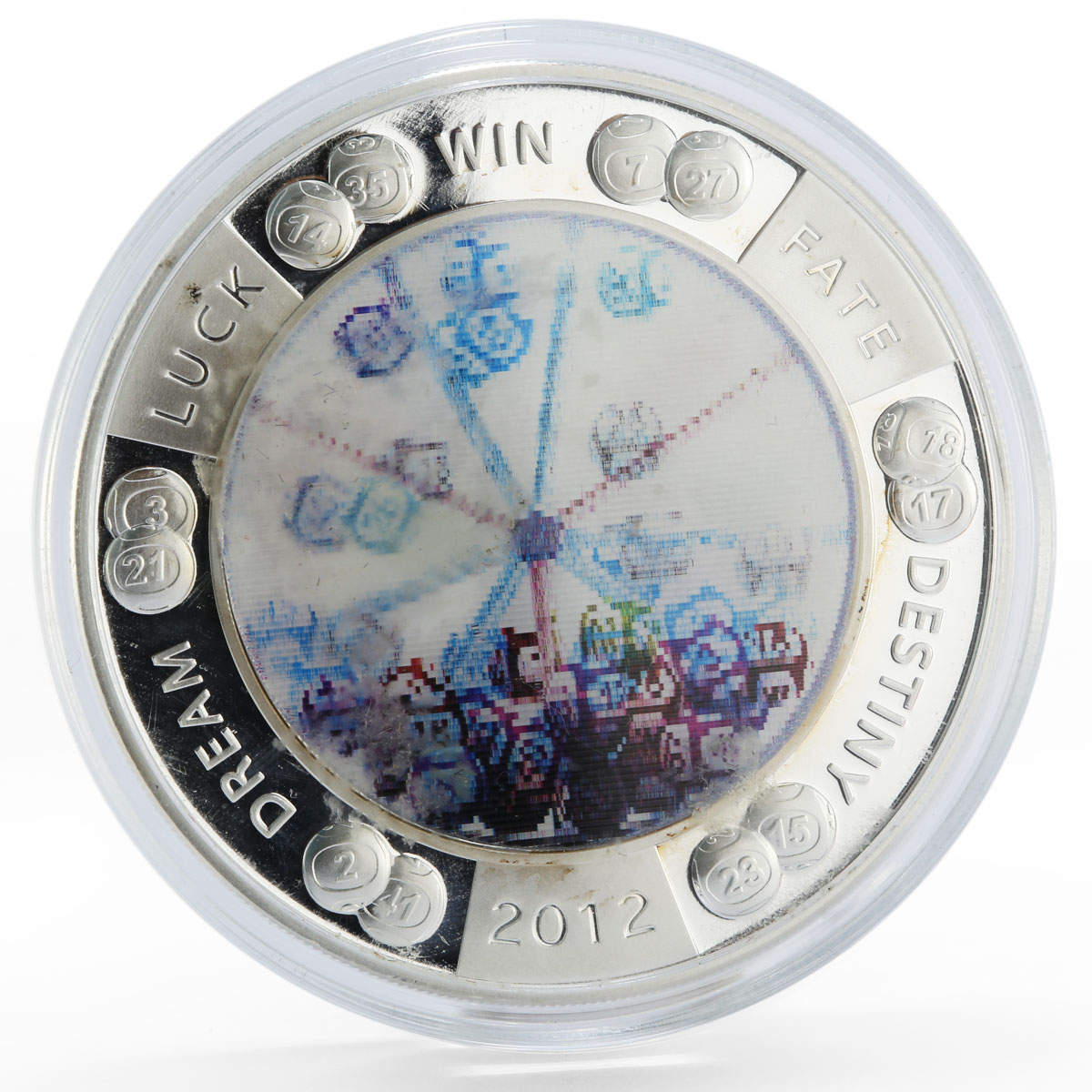 Niue 2 dollars Fortune Dream Luck Fate Destiny silver coin 2012