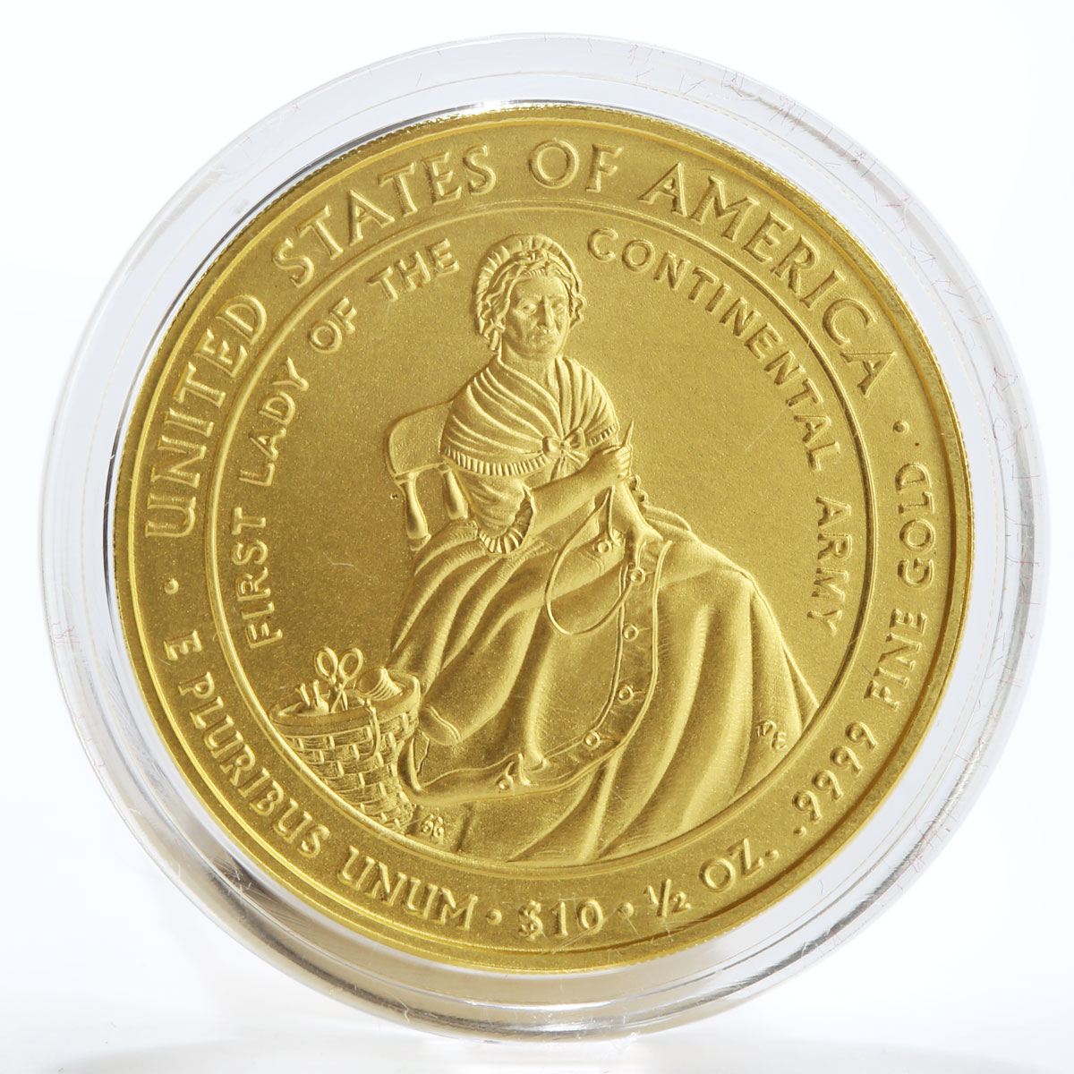 US 10 dollars Liberty In God We Trust Martha Washington Bullion gold coin 2007