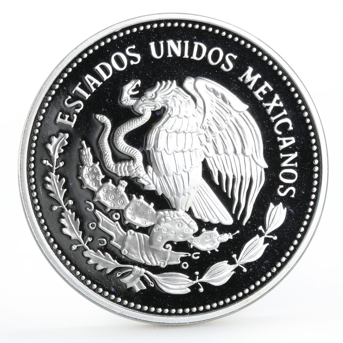 Mexico 100 pesos Monarch Butterflies Fauna proof silver coin 1987