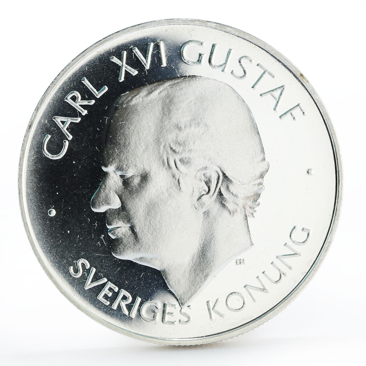 Sweden 200 kronor Historical series Kalmar Union proof silver coin 1997