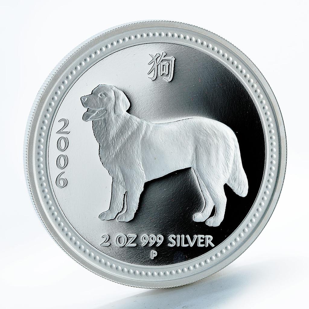 Australia, 2 dollars, Year of the Dog Lunar Series I Proof 2006