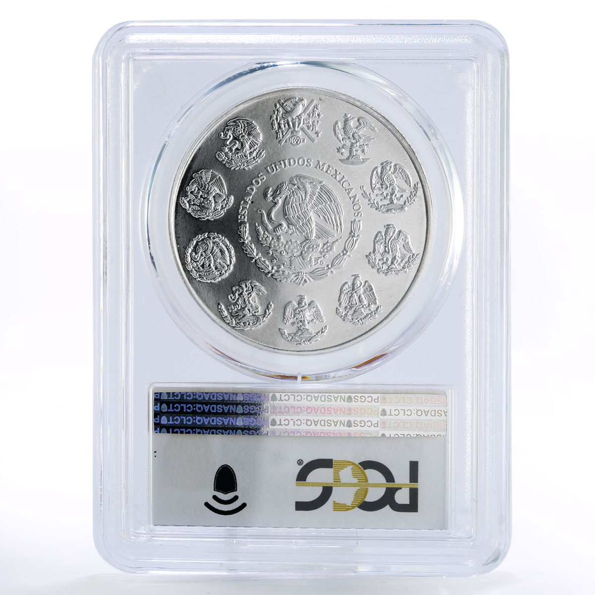 Mexico 5 pesos Endangered Wildlife Volcano Rabbit MS69 PCGSsilver coin 2001