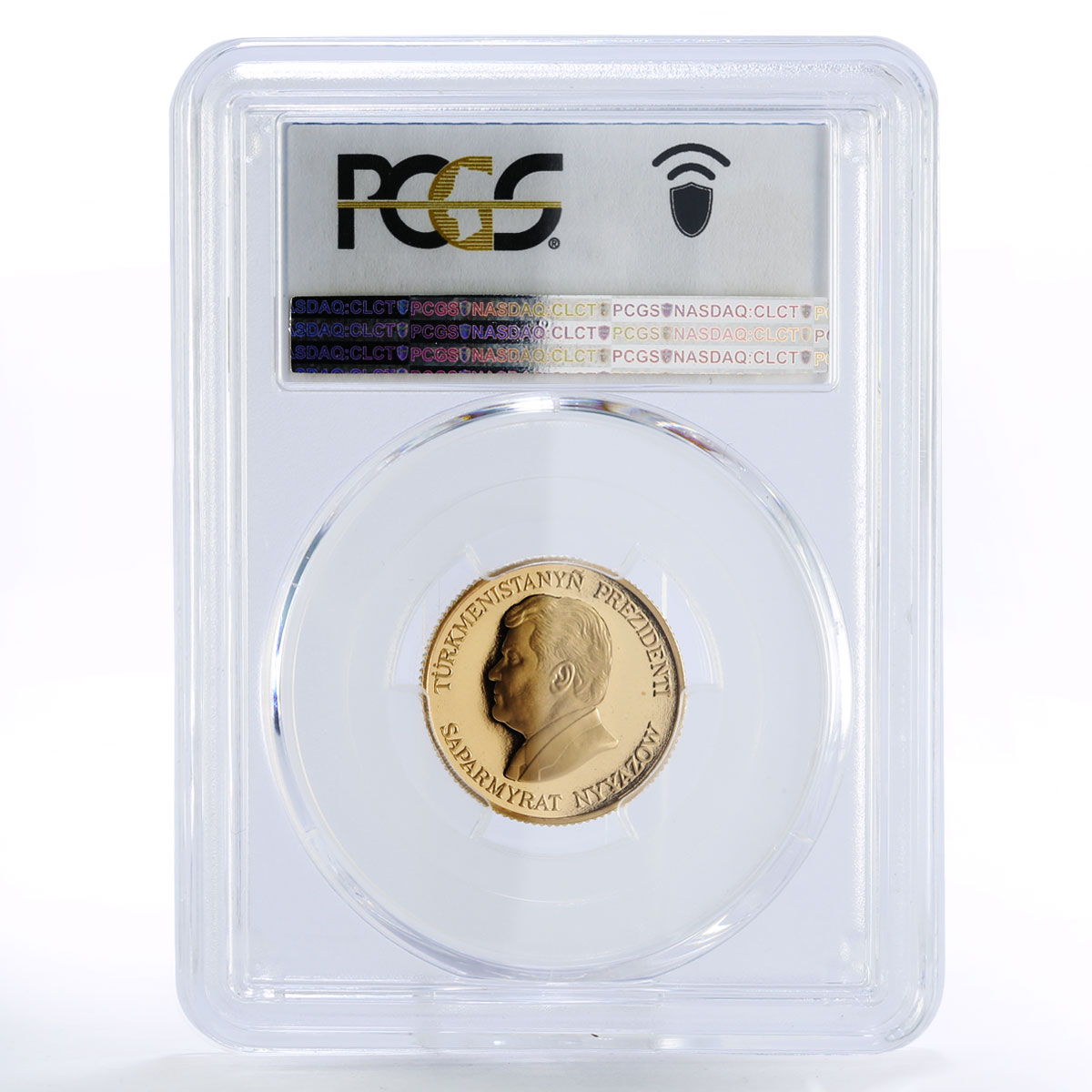 Turkmenistan 1000 manat 5th Anniversary of Independence PR69 PCGS gold coin 1996