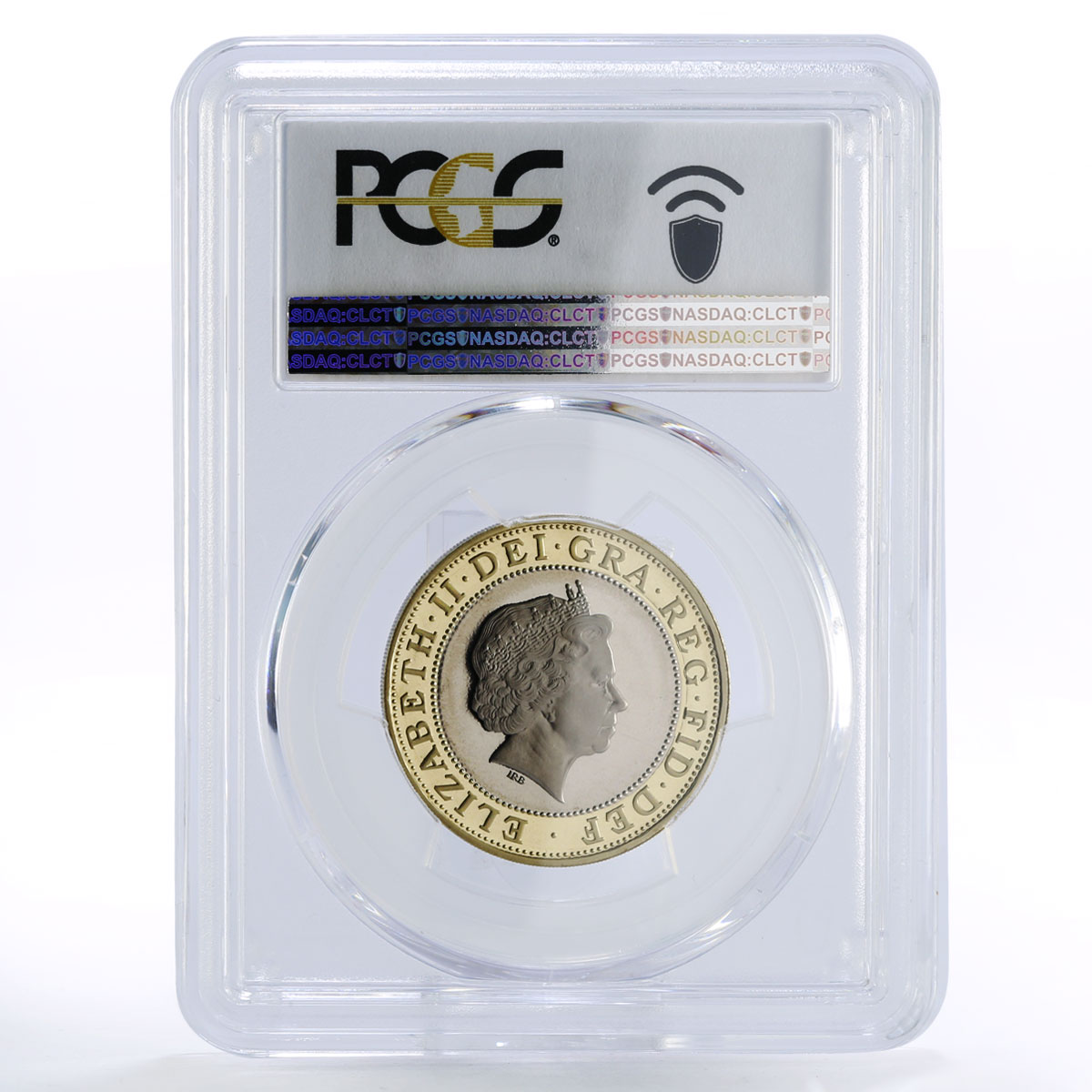 Britain 2 pounds Rugby World Cup PR70 PCGS bimetal coin 1999