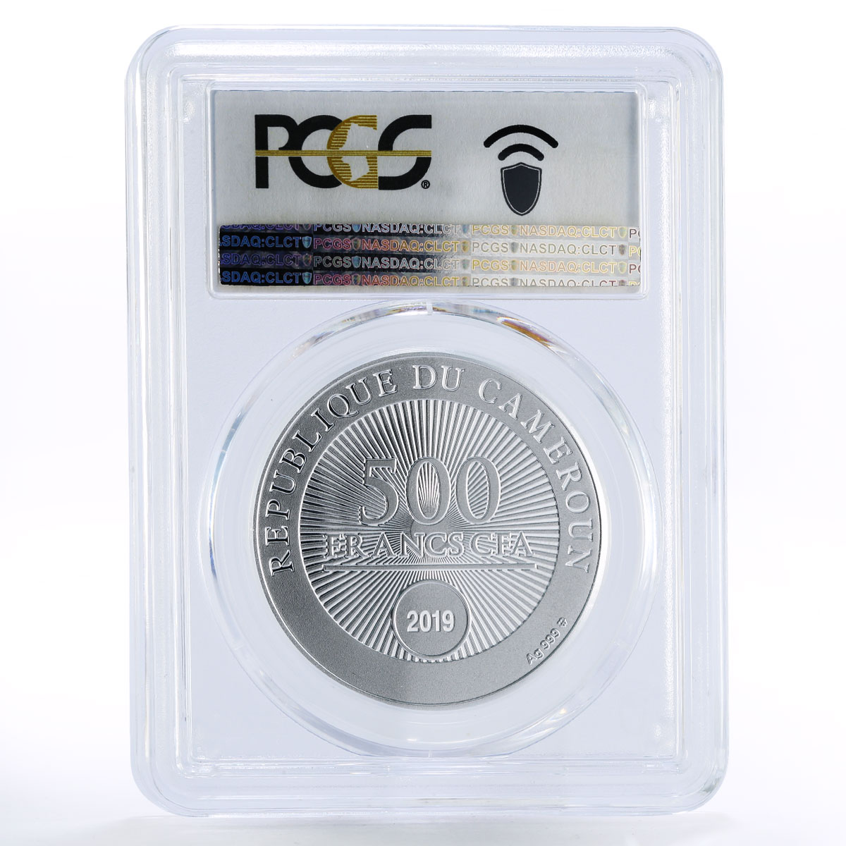 Cameroon 500 francs I Love You PR70 PCGS colored proof silver coin 2019