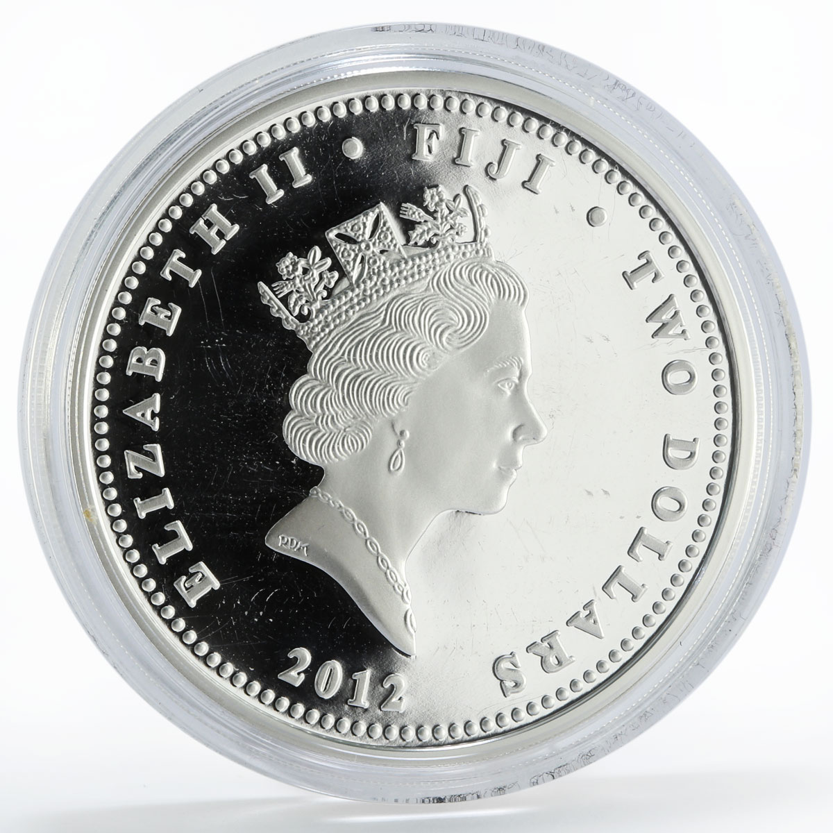 Fiji 2 dollars Romanov Dynasty Coronation of Alexander III silver coin 2012