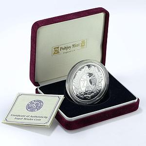 Sierra Leone 20 dollars Last Supper The Vitruvian Man silver coin 2006