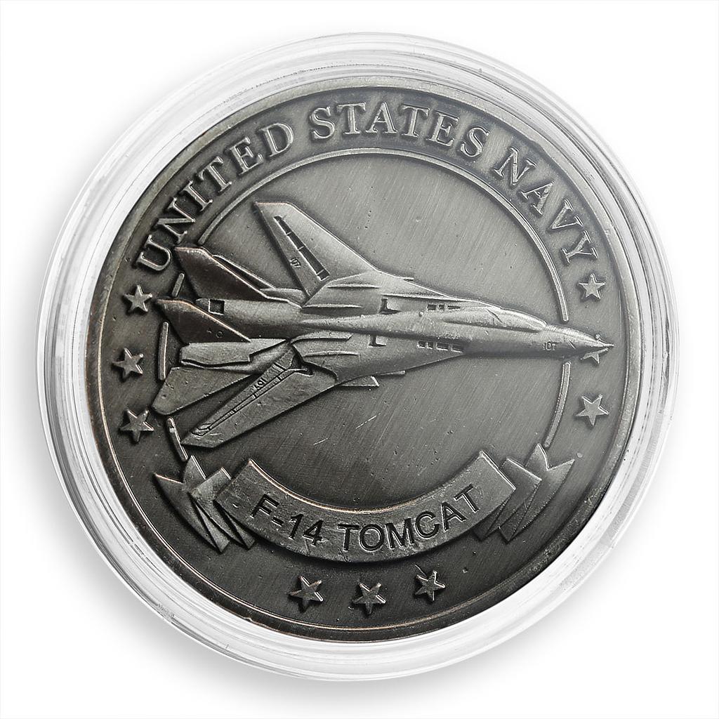 Navy US Navy Fighter Interceptor F-14 tomcat token