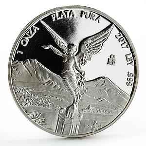 Mexico 1 onza Libertad Angel of Independence proof silver coin 2017