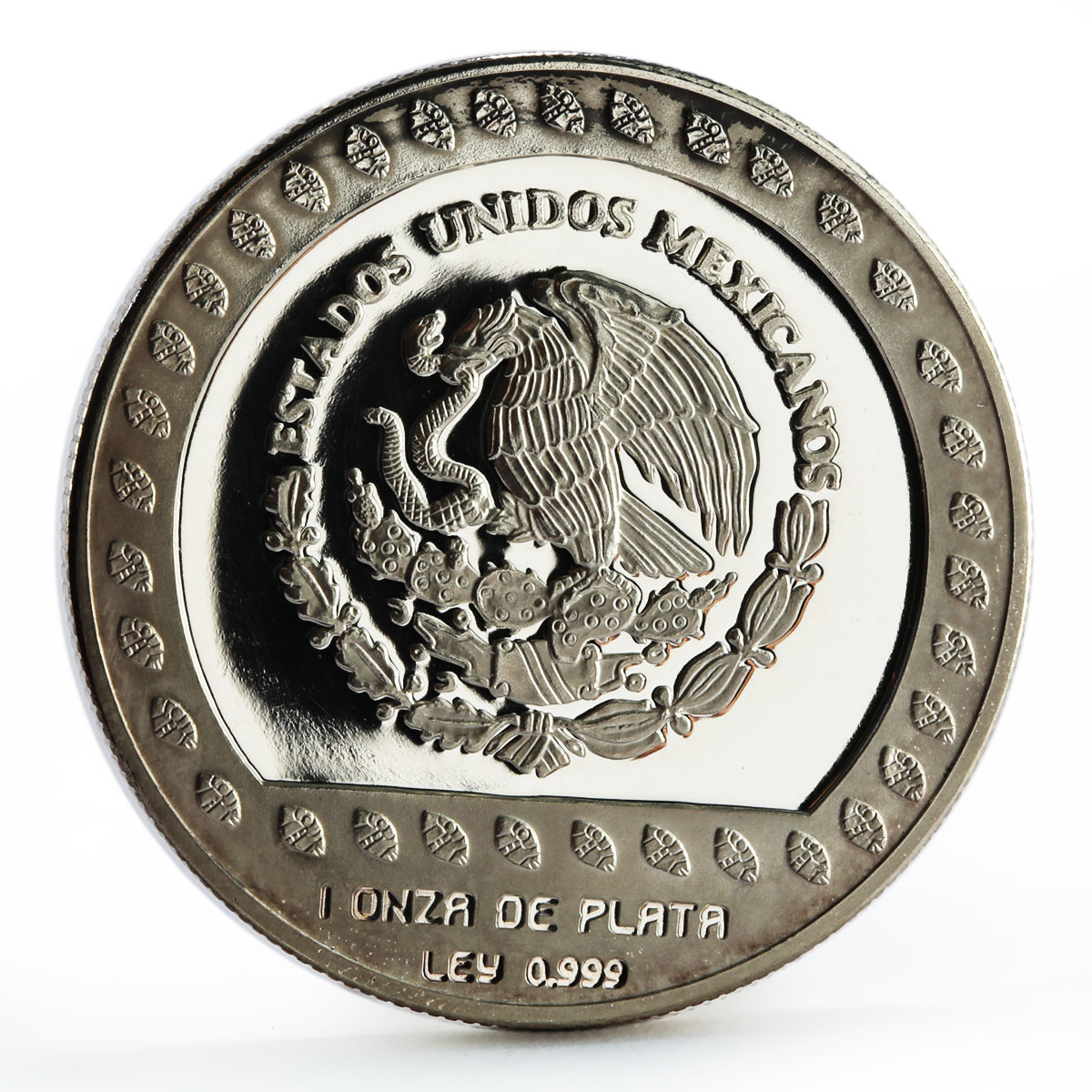 Mexico 100 pesos Guerrero Aguila proof silver coin 1992