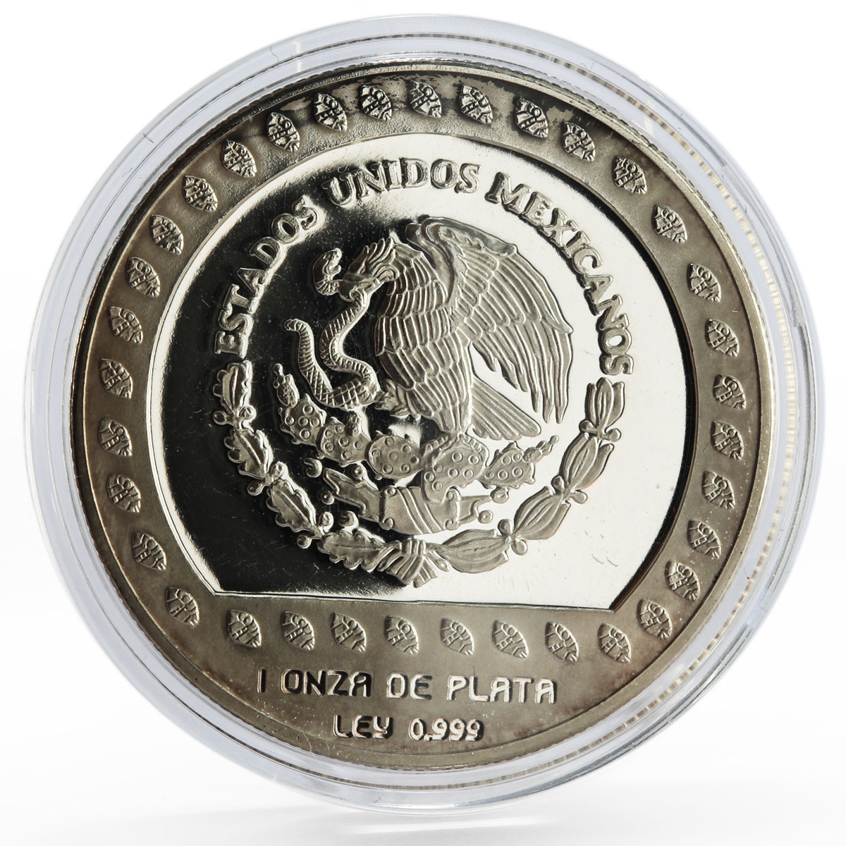 Mexico 100 pesos Guerrero Aguila proof silver coin 1992