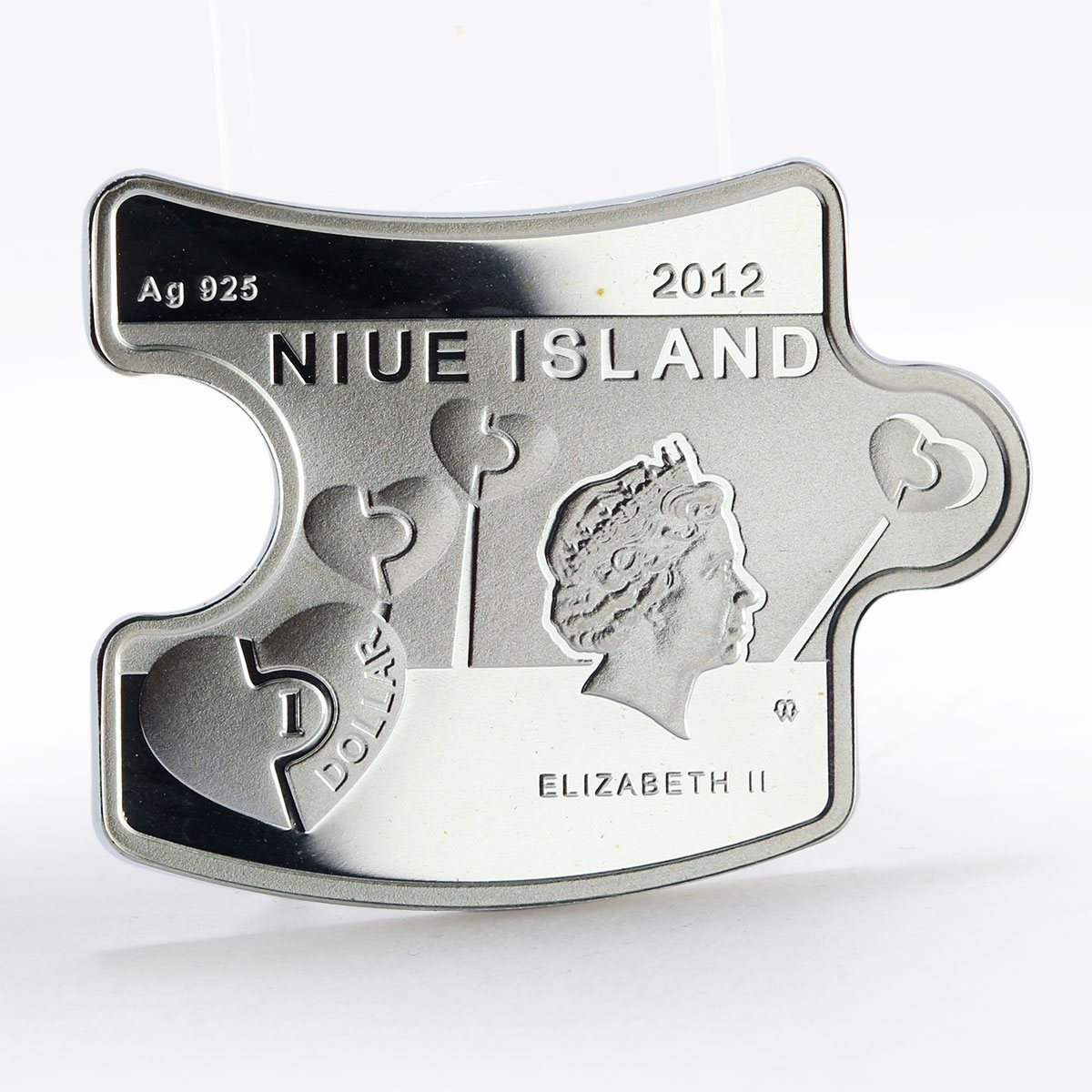 Niue set of 2 coins You and Me Two Birds proof silver coins 2012