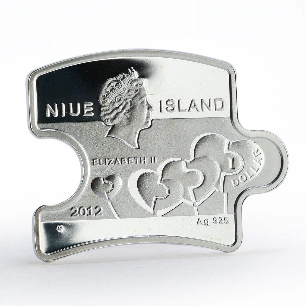 Niue set of 2 coins You and Me Two Birds proof silver coins 2012