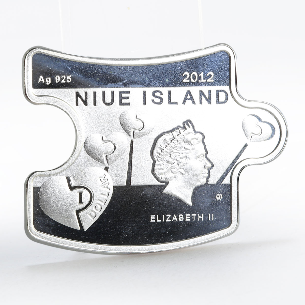 Niue set of 2 coins You and Me Two Birds proof silver coins 2012