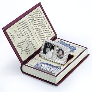 Niue 2 dollars 450 Years of William Shakespeare colored proof silver coin 2014