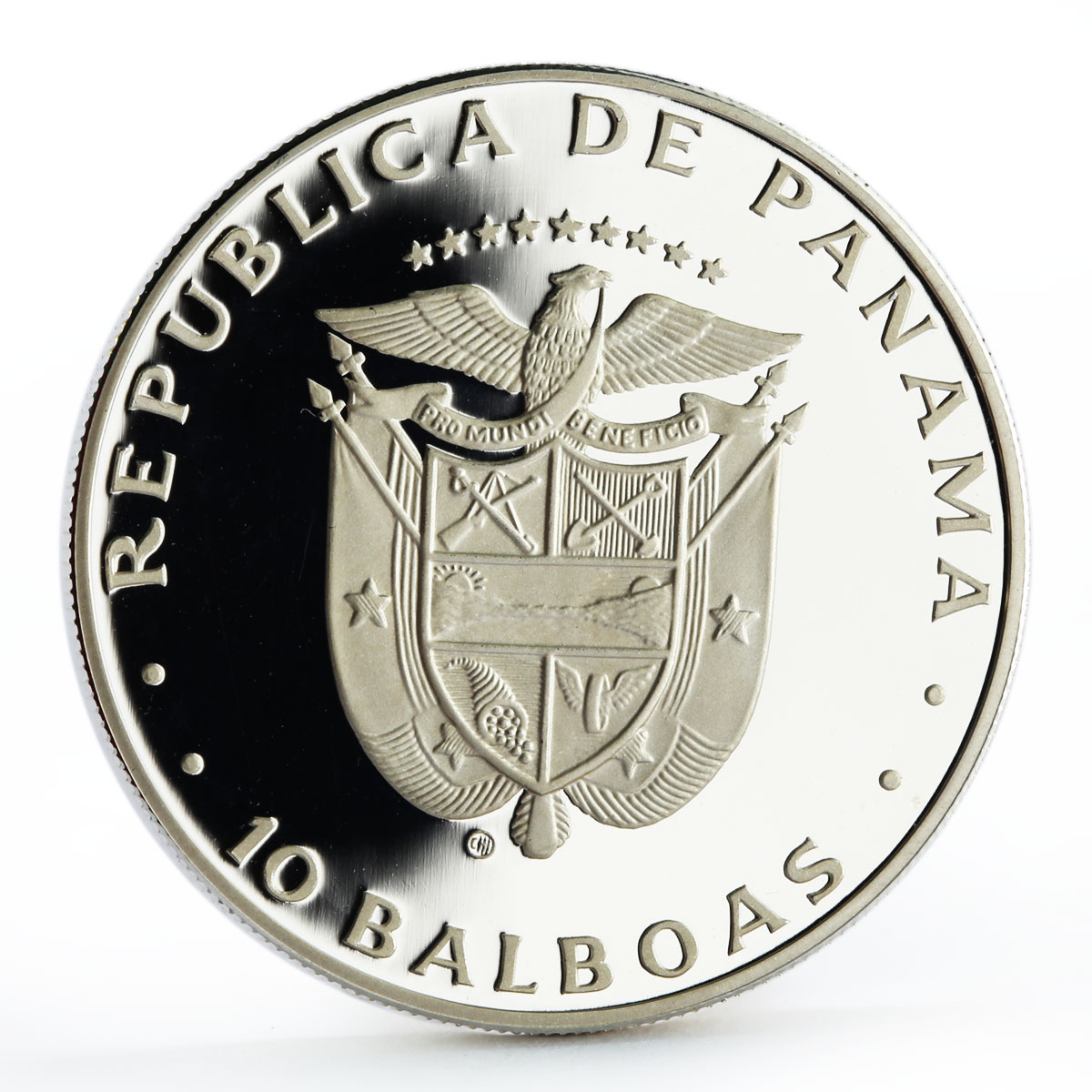 Panama 10 balboas International Year of the Child proof silver coin 1982