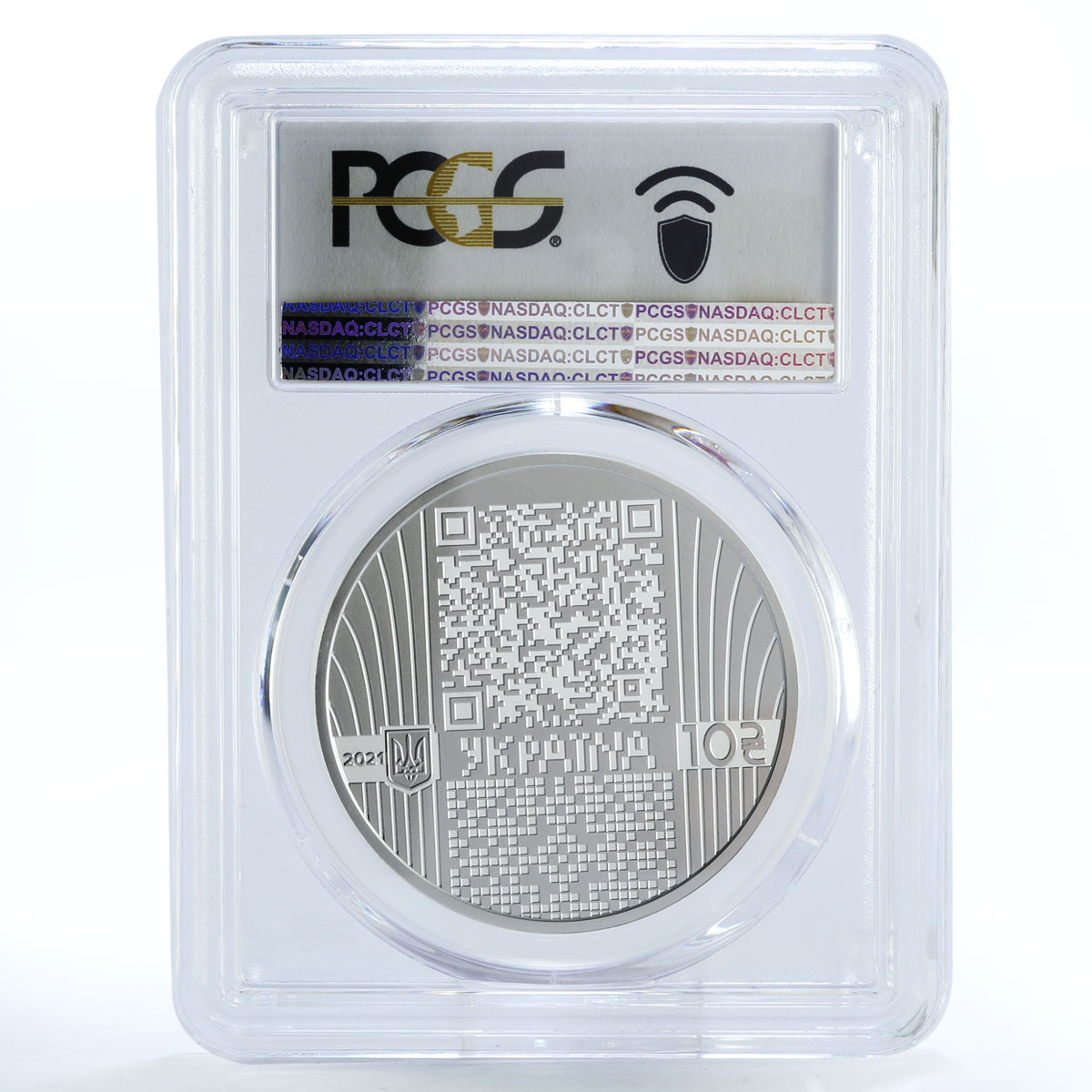 Ukraine 10 hryvnias 30 Years of Independence Flower PR70 PCGS silver coin 2021