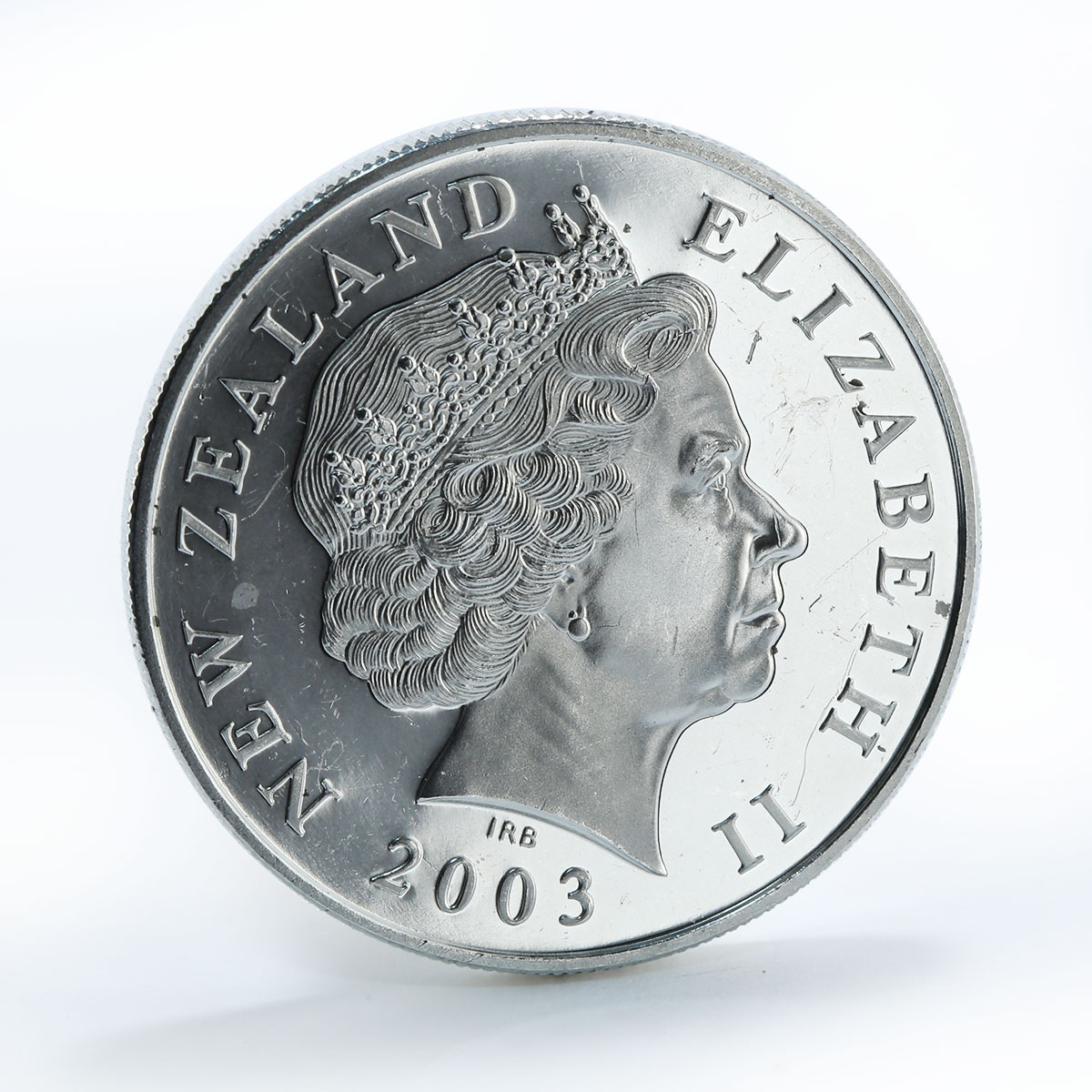 New Zealand 1 dollar Lord of the Rings Theodon Rides Motion Picture silver 2003