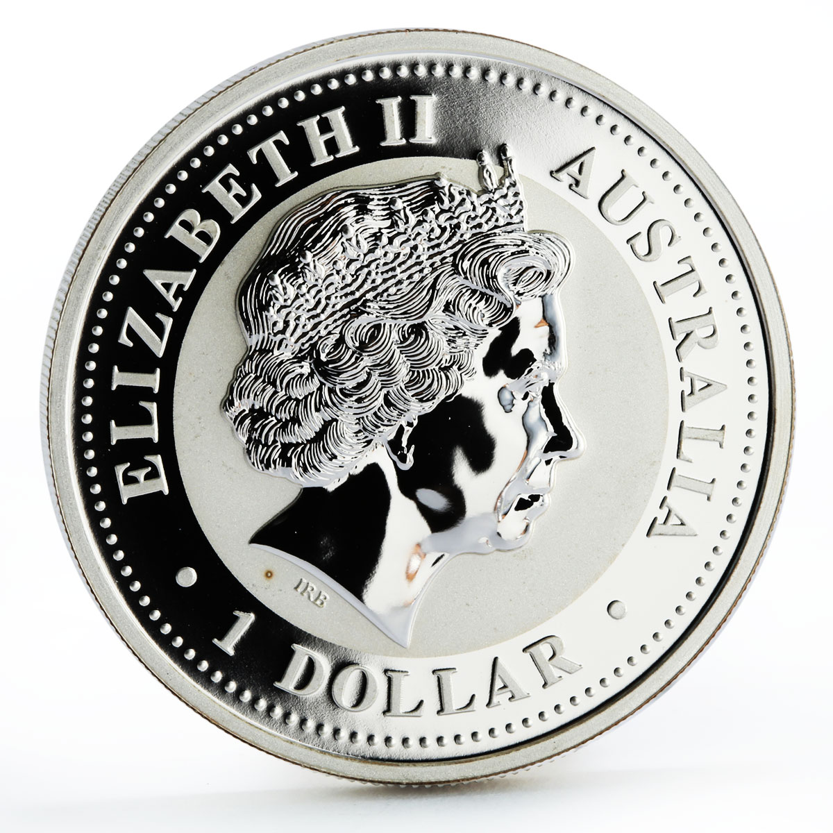 Australia 1 dollar Lunar Calendar series I Year of the Pig silver coin 2007