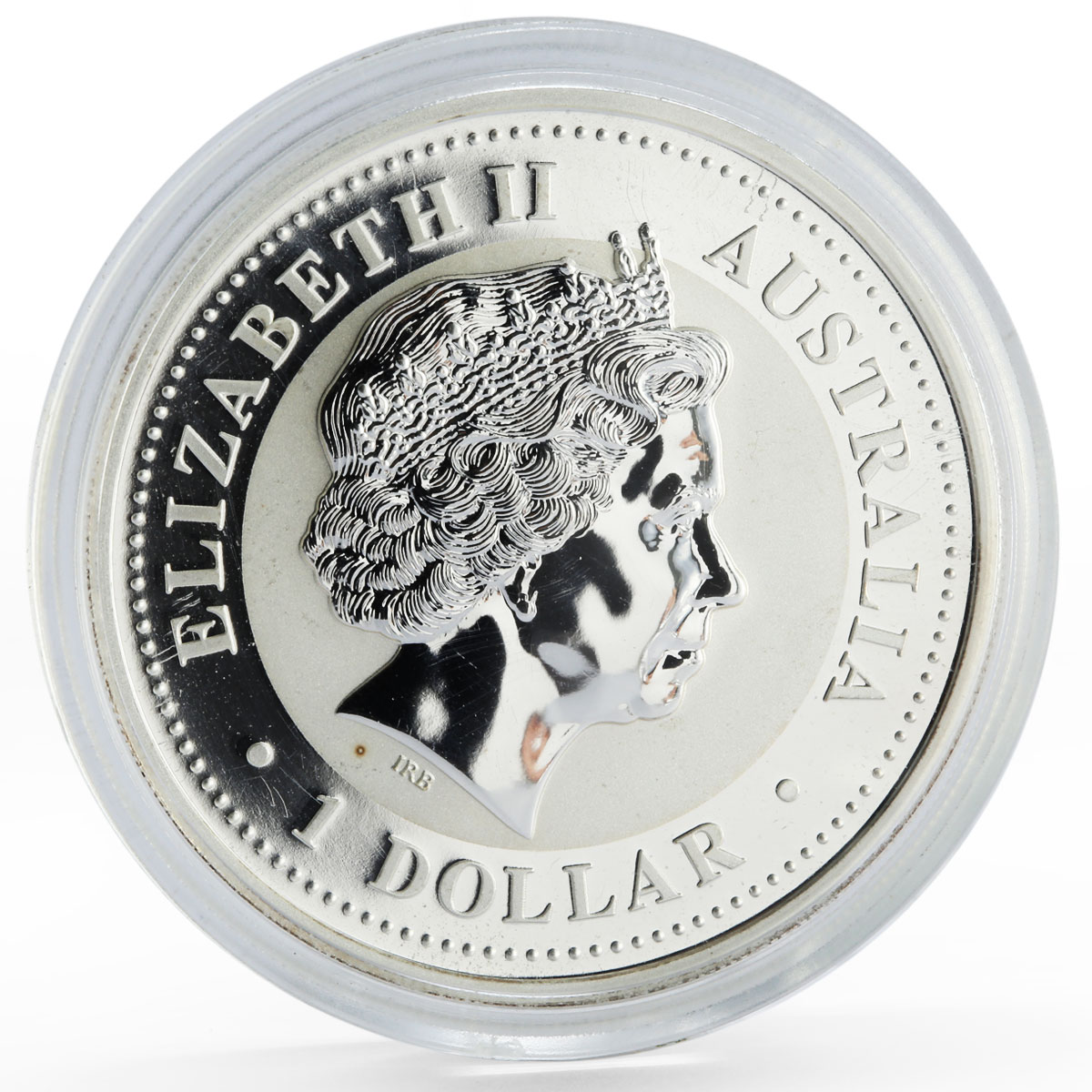 Australia 1 dollar Lunar Calendar series I Year of the Pig silver coin 2007