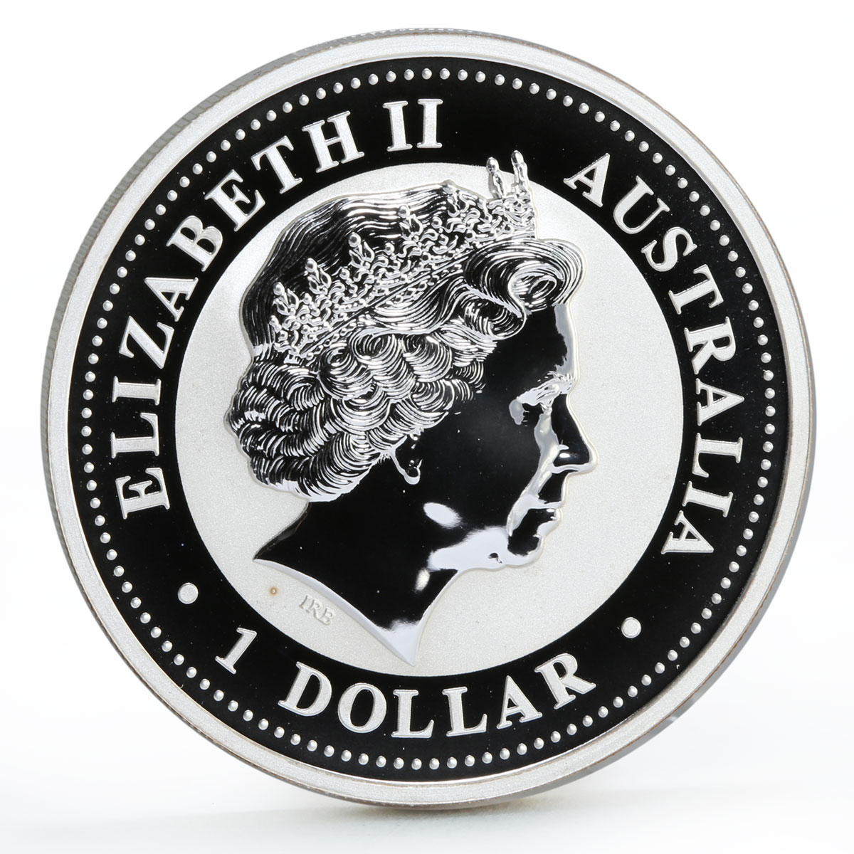 Australia 1 dollar Lunar Calendar series I Year of the Pig silver coin 2007