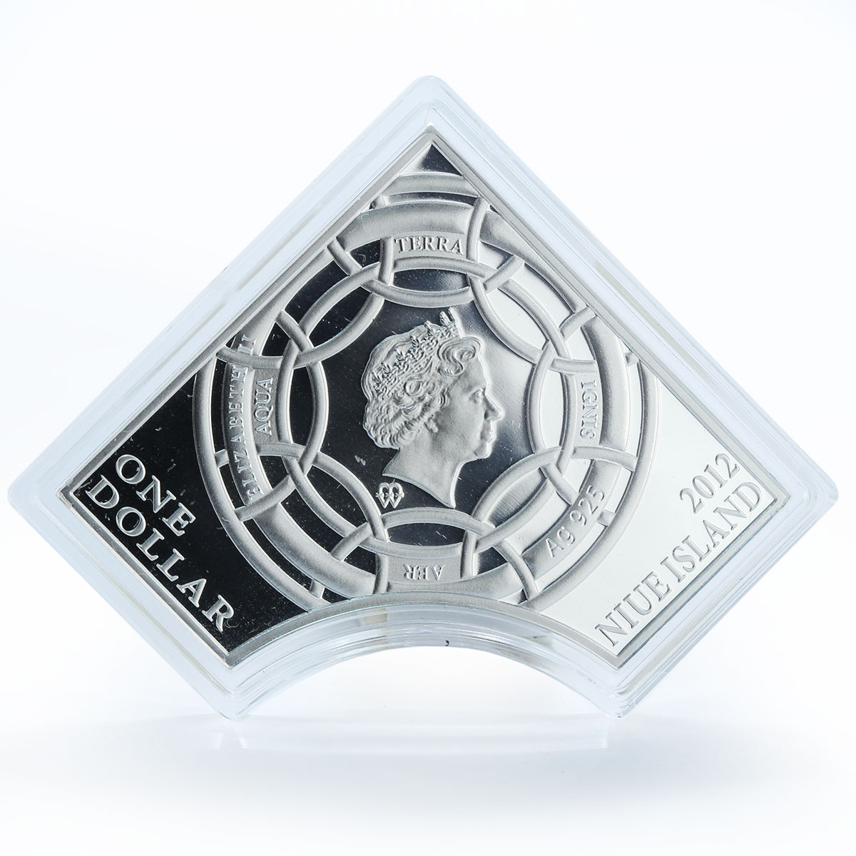 Niue 1 dollar 4 Element Air Lord of the Air silver color proof coin 2012