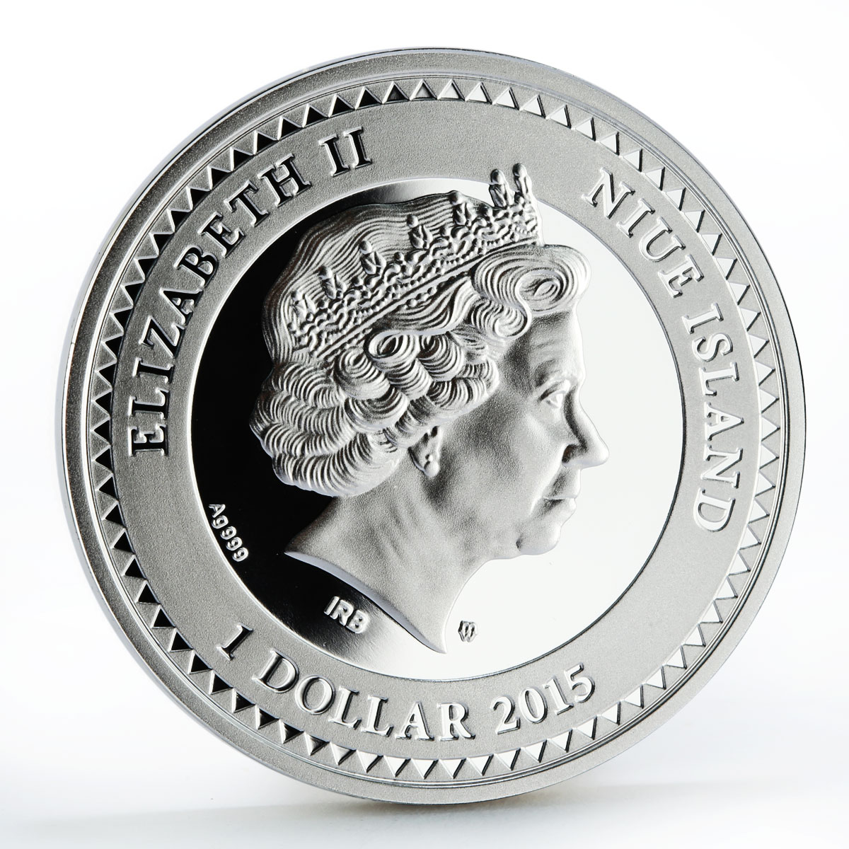 Niue 1 dollar World of Your Soul series Faith colored proof silver coin 2015