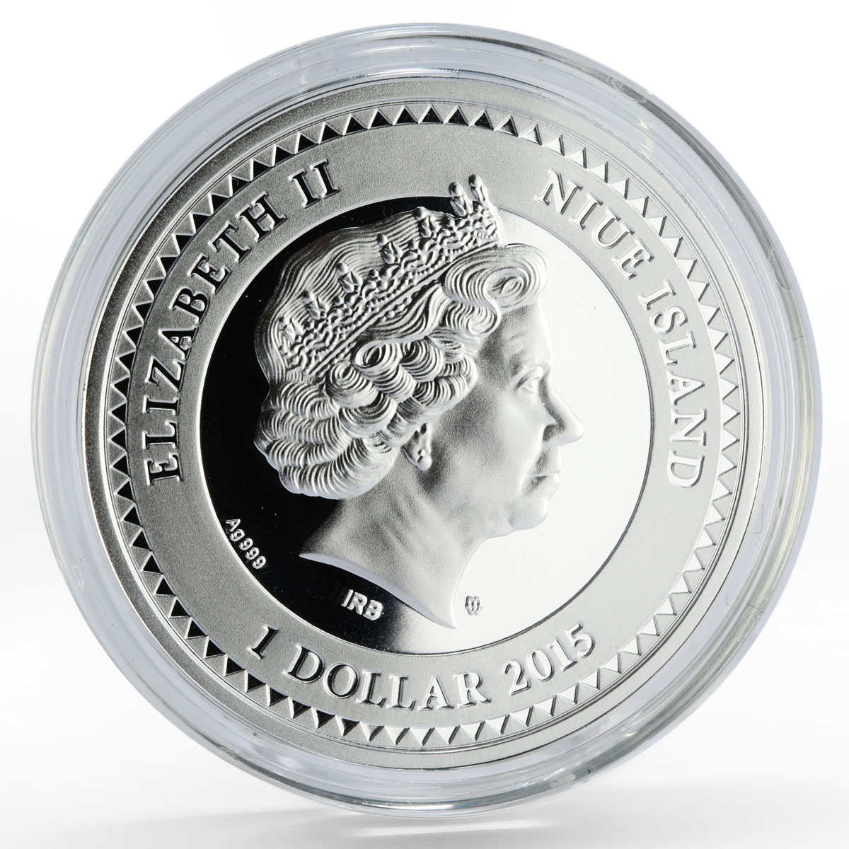 Niue 1 dollar World of Your Soul series Faith colored proof silver coin 2015