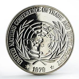 Philippines 25 piso UN Conference on Development silver coin 1979