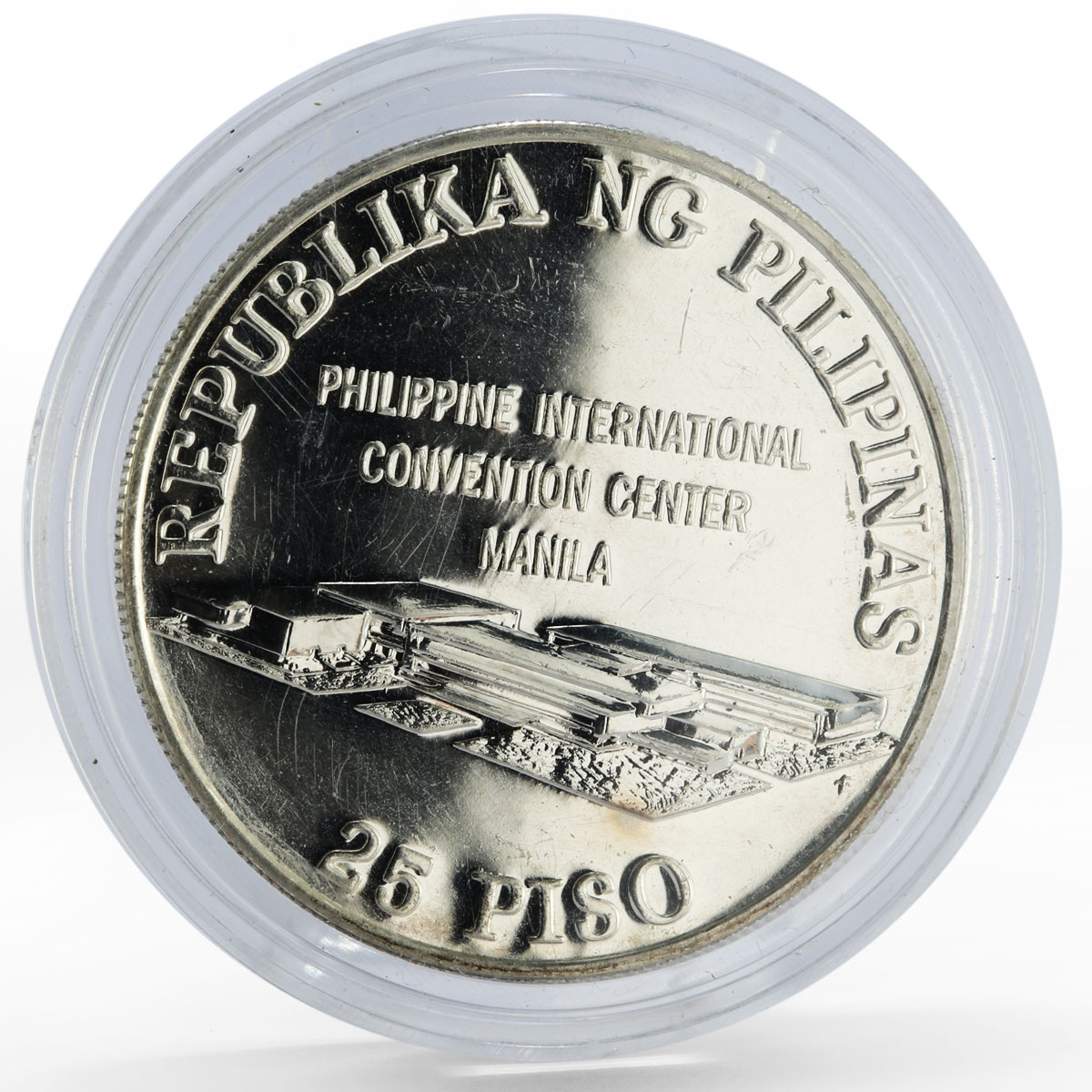 Philippines 25 piso UN Conference on Development proof silver coin 1979