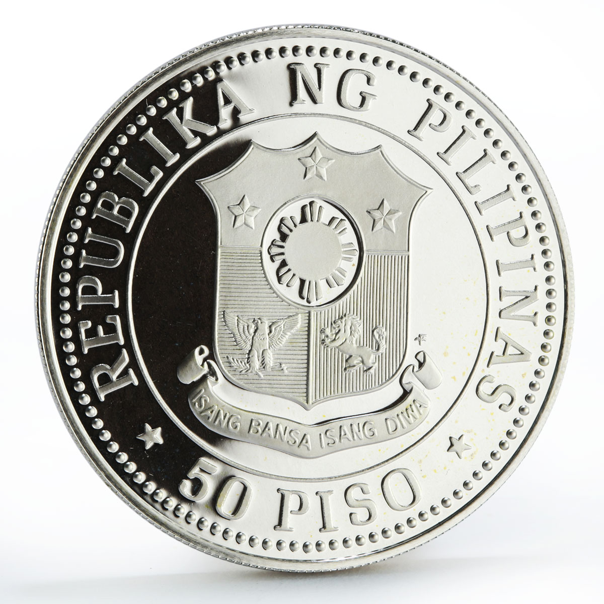 Philippines 50 piso International Year of the Child proof silver coin 1979