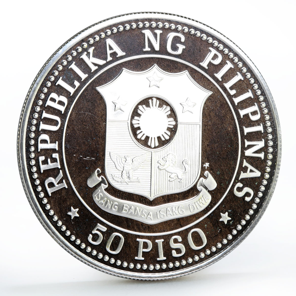 Philippines 50 piso International Year of the Child proof silver coin 1979