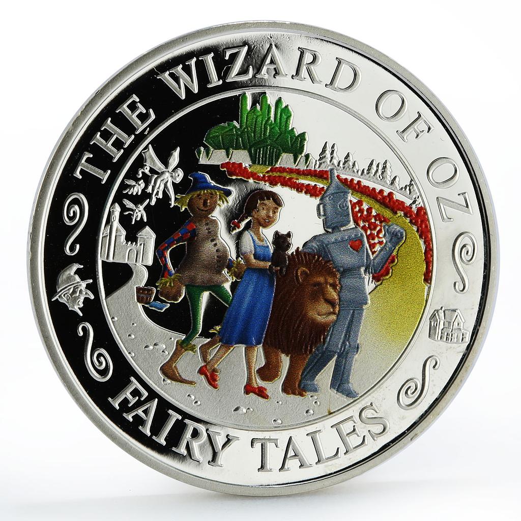 Solomon Islands 2 dollars Fairy Tales The Wizard of Oz colored silver coin 2014