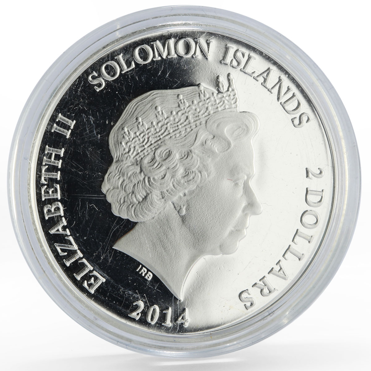 Solomon Islands 2 dollars Fairy Tales The Wizard of Oz colored silver coin 2014