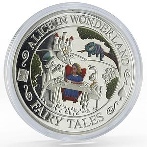 Solomon Islands 2 dollars Fairy Tales Alice in Wonderland silver coin 2014