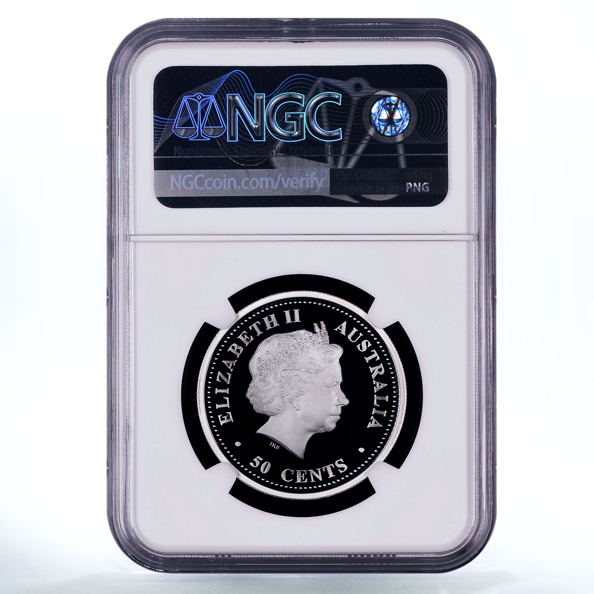 Australia 50 cent Year of the Horse PF 69 NGC silver coin 1/2 oz 2002